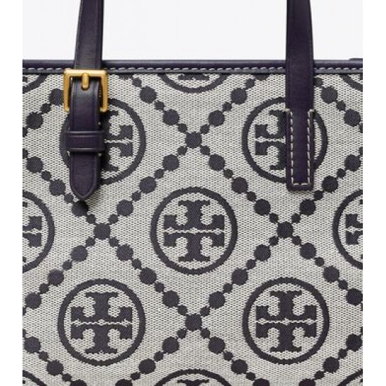 Women Tory Burch Mini T Monogram Square Tote Tory Navy