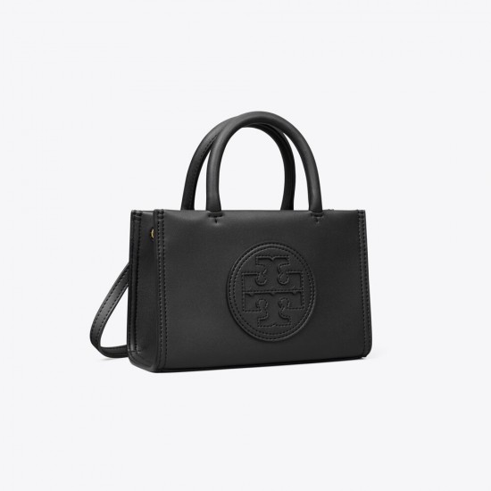 Women Tory Burch Mini Ella Bio Tote Black