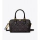 Women Tory Burch Mini T Monogram Barrel Bag Black