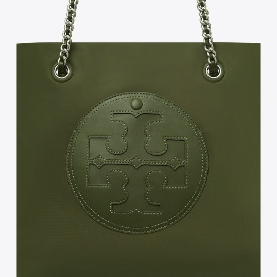 Women Tory Burch Ella Chain Tote Olive Green