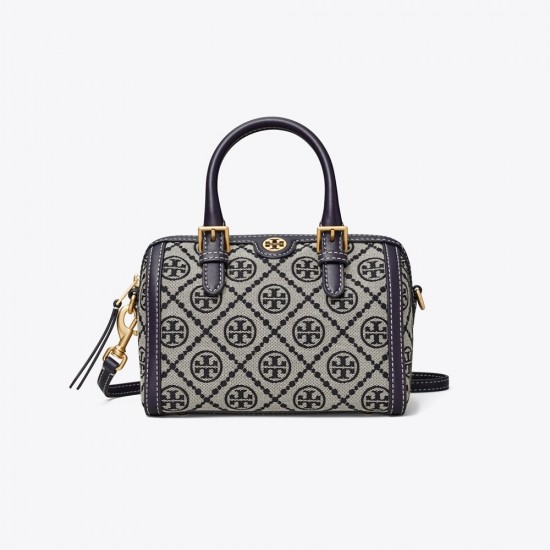 Women Tory Burch Mini T Monogram Barrel Bag Tory Navy