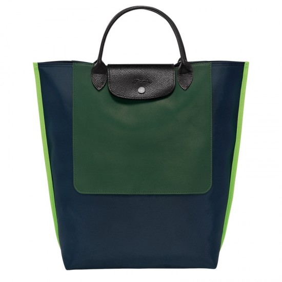 Women Longchamp Cabas Longchamp M Tote Bag Navy