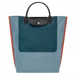 Women Longchamp Cabas Longchamp M Tote Bag Cloud Blue