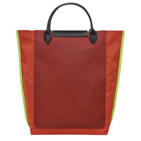 Women Longchamp Cabas Longchamp M Tote Bag Paprika