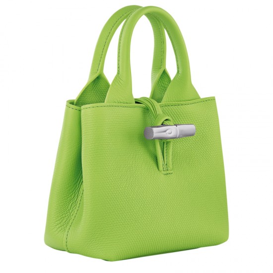 Women Longchamp Le Roseau Xs Handbag Green Light