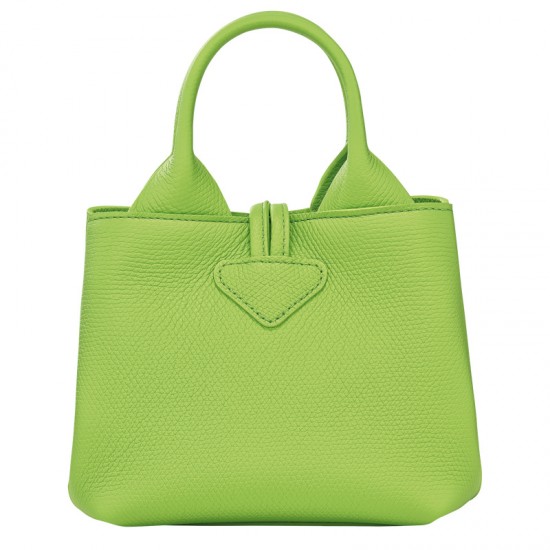 Women Longchamp Le Roseau Xs Handbag Green Light