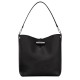 Women Longchamp Le Roseau M Shoulder Bag Black