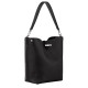 Women Longchamp Le Roseau M Shoulder Bag Black