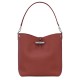 Women Longchamp Le Roseau M Shoulder Bag Chestnut