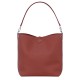 Women Longchamp Le Roseau M Shoulder Bag Chestnut