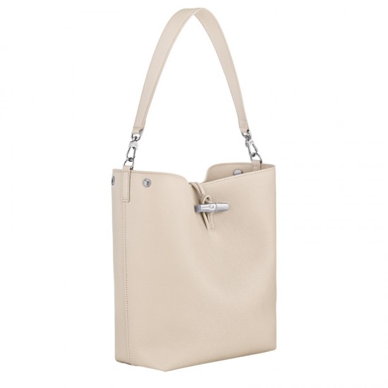 Women Longchamp Le Roseau M Shoulder Bag Paper